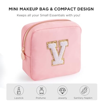 Stylish Personalized Makeup Bag for Women and Teens