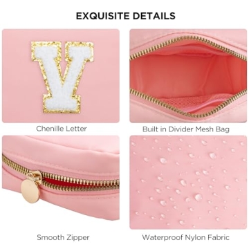 Stylish Personalized Makeup Bag for Women and Teens