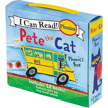 Pete the Cat 12-Book Phonics Fun! - Exciting Learning for Young Readers