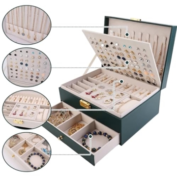 GUOER Jewelry Box for Women - Stylish Organizer