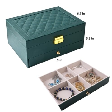 GUOER Jewelry Box for Women - Stylish Organizer