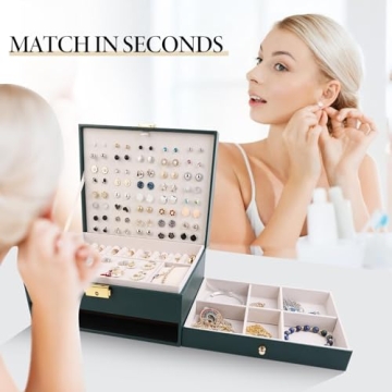 GUOER Jewelry Box for Women - Stylish Organizer