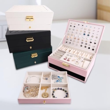 GUOER Jewelry Box for Women - Stylish Organizer