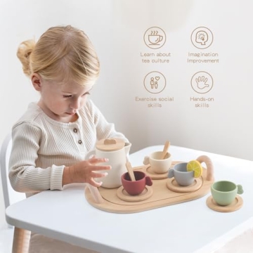 Ikubigu Fun Toy Tea Set - Perfect for Creative Tea Parties!