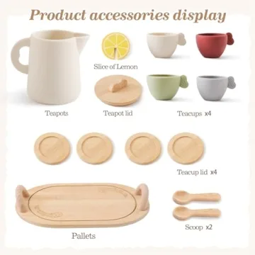 Ikubigu Fun Toy Tea Set - Perfect for Creative Tea Parties!