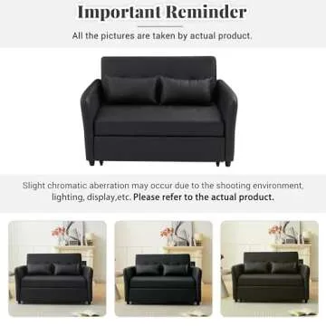 Merax Sleeper Couch with Pull Out Bed for Small Spaces