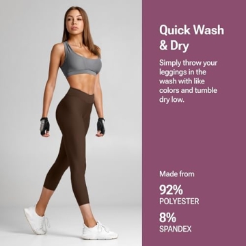 SATINA High Waisted Women's Leggings with Pockets