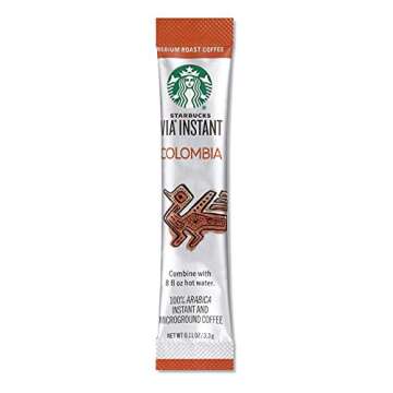 Starbucks VIA Colombia Coffee, 8ct (Pack of 6)