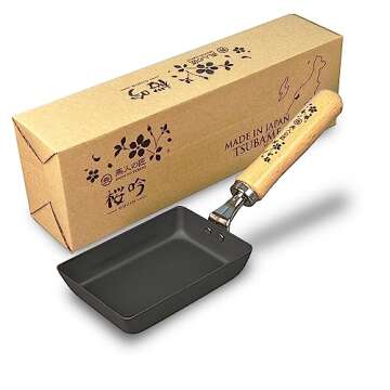 KAKUSEE Tamagoyaki Japanese rolled omelette Pan, Iron Egg Pan, Induction-Ready,Made in Tsubame Japan...