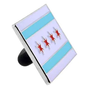 PinMart Chicago Baseball Enamel Pin Set Unique Gift Idea