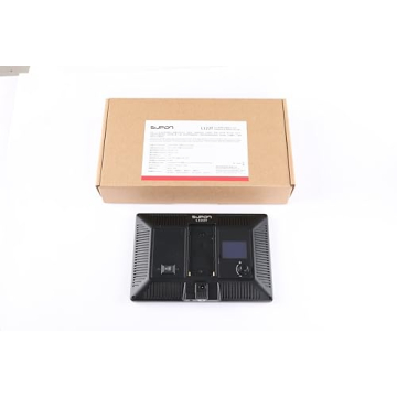 SUPON 3 Pack LED Video Light Stand Lighting Kit with Battery/Charger for Studio Photography YouTube Video Shooting,Bi-Color 3300K-5600K Ultra Slim Countinuous Output Lighting Panel