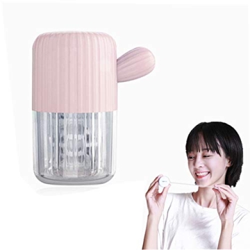 MUDOR Portable Contact Lens Cleaner Machine – Fun & Functional Daily Care in Cherry Pink