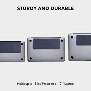 MOFT Compact Adhesive Laptop Stand for Ergonomic Use