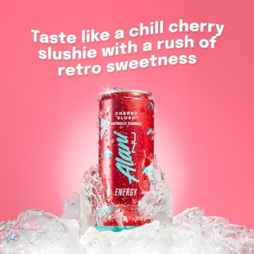 Alani Nu Cherry Slush Energy Drink - 200mg Caffeine, Sugar Free