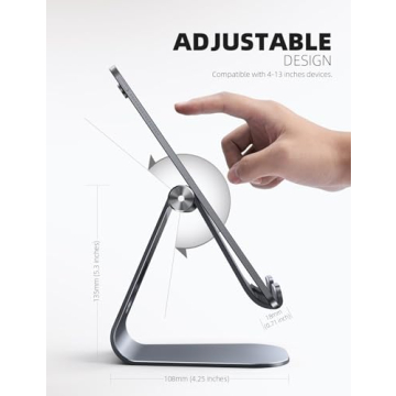 Lamicall Adjustable Tablet Stand Holder for All Devices