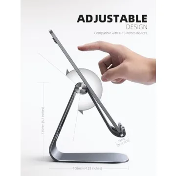 Lamicall Adjustable Tablet Stand Holder for All Devices