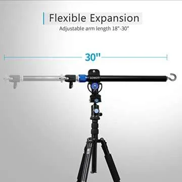 Gongyi CM80 Adjustable Tripod Boom Arm for Quick Shots