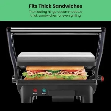 Chefman Electric Panini Press Grill for Perfect Sandwiches