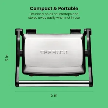 Chefman Electric Panini Press Grill for Perfect Sandwiches
