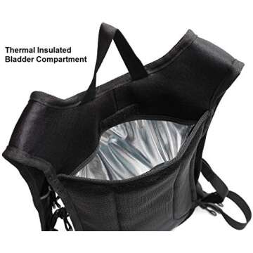 Lightweight Hydration Backpack with 2L Bladder for Adventures