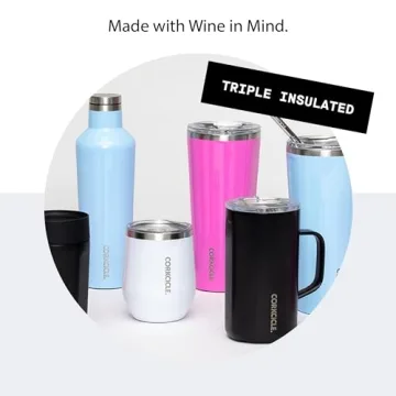 Corkcicle Unicorn Magic Stemless Tumbler – 12oz Insulated Cup