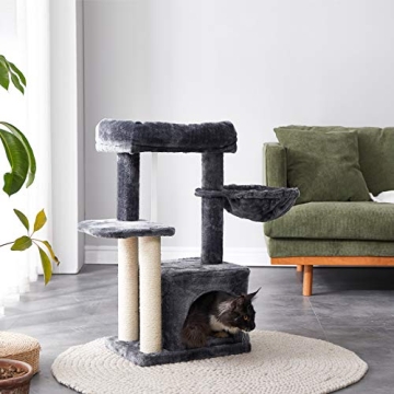 IBUYKE Cat Tree Tower Condo Furniture for Cats 30.7"