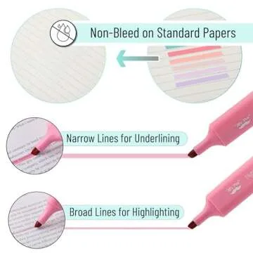 Mr. Pen- Highlighter Marker, 8 Pack, Morandi Colors, Chisel Tip, Cute Pastel Highlighter Set, Assorted Colors