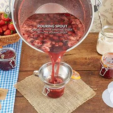 Jam Making Maslin Pan Stainless Steel Preserve Pot