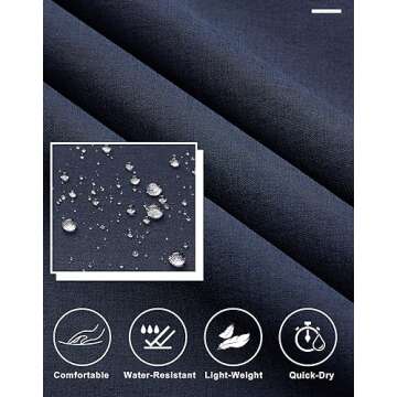 Libin Golf Pants for Men - Quick Dry & Water Resistant