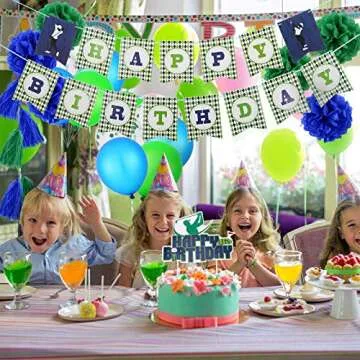 Golf Birthday Party Decorations - 44 Pcs Complete Set