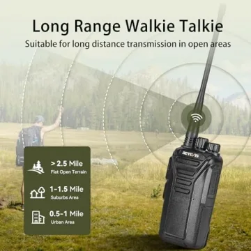Retevis RT27V MURS Walkie Talkies with Earpieces