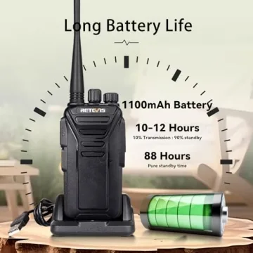 Retevis RT27V MURS Walkie Talkies with Earpieces