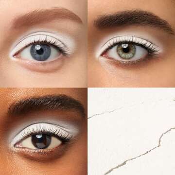 Julep Eyeshadow 101 Crème-to-Powder Waterproof Shadow Stick – Snowfall Matte – Long-Lasting, Cr...