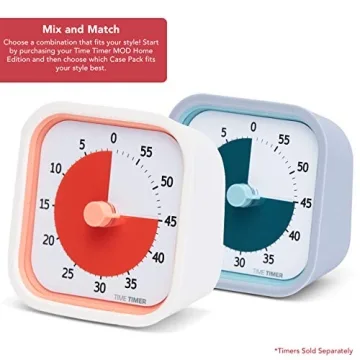 TIME TIMER Home MOD Neutral Cases - For Classroom, Study & Office Tasks