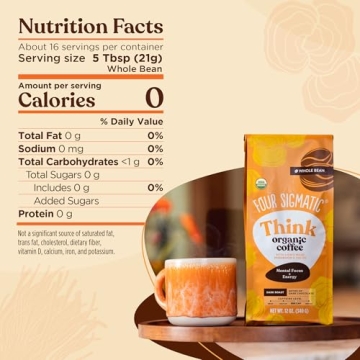 Dark Roast Organic Whole Bean Coffee with Lion's Mane & Chaga