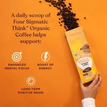 Dark Roast Organic Whole Bean Coffee with Lion's Mane & Chaga