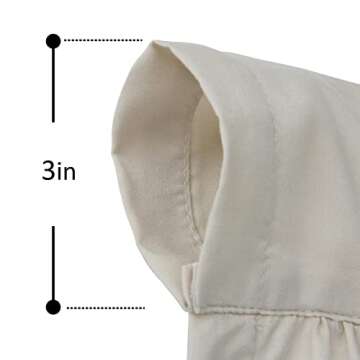 Homechoice Decor Thermal Insulated Blackout Window Curtains, 54" W x 84" L (Pair), Boho Ruched Window Treatments with 3 Rows of Butterfly Flowers, Rustic Rod Pocket Drapes for Room, Camel (LQ-30)