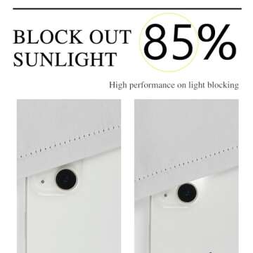 Homechoice Decor Thermal Insulated Blackout Window Curtains, 54" W x 84" L (Pair), Boho Ruched Window Treatments with 3 Rows of Butterfly Flowers, Rustic Rod Pocket Drapes for Room, Camel (LQ-30)