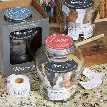 Top Shelf Love Notes Memory Jar; Romantic Keepsake Gift