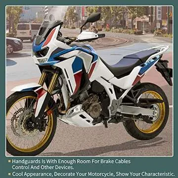 Lorababer Handguard Protector for Honda CRF1100L 2020 2021