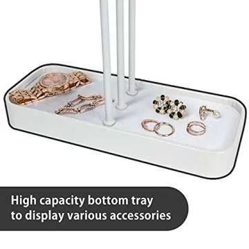 JackCubeDesign 3 Tier Jewelry Display Stand Organizer