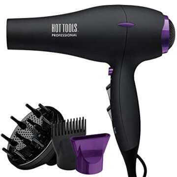 Tourmaline 2000 Turbo Hair Dryer - Lightweight & Quiet