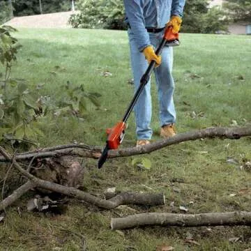 BLACK+DECKER 20V Max Pole Saw for Tree Trimming, Cordless, with Extension up to 14 ft., Bare Tool Only (LPP120B)