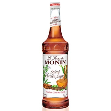 Monin - Spiced Brown Sugar Syrup, Sweet With Hints of Cinnamon, Natural Flavors, Great for Coffee, D...