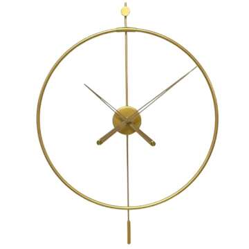 Ravston 20" Modern Wall Clock - Silent and Stylish