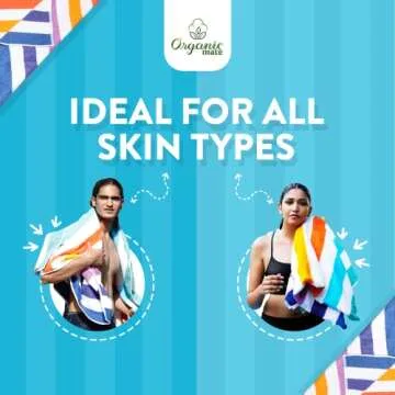 Organic Mate Large Beach Towels Set of 2 Oversized & Soft