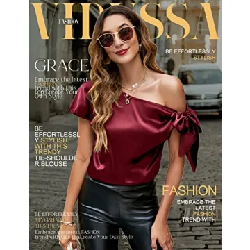 Elegant Women’s Satin Off Shoulder Blouse for All Occasions