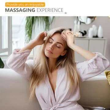 Sndyi Scalp Massager Shampoo Brush, Scalp Scrubber with Soft Silicone Bristles, Scalp Exfoliator for Dandruff Removal, Scalp Massager for Hair Growth, Wet Dry Hair Brush for Scalp Care, Pink