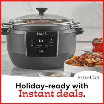 Instant Pot Superior Cooker 7.5QT Slow Cooker and Multicooker, 4-in-1 Functions, Sears/Sauté, Slow Cooks/Roast, Steams and Warms, From The Makers of Instant Pot