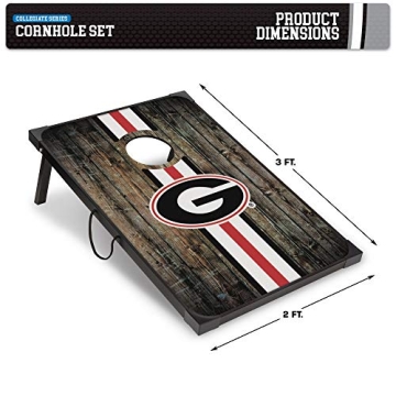 NCAA Georgia Bulldogs Deluxe Cornhole Set - Ultimate Game Day Fun!